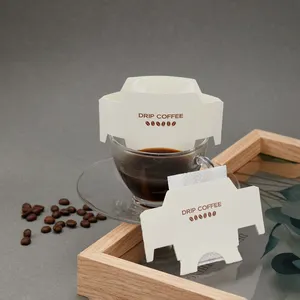 Zwarte Koffie Mode Spin Koffie Instant Eco-Vriendelijke Japanse Druppelzak Koffiefilter