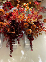 Fleurs artificielles de glycine en soie extra-larges, 3 branches, pour décoration de mariage, export direct d'usine, vente en gros