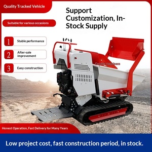 Camión Volquete Autocargable y Autodescargable Personalizado de Fábrica, con Capacidad de Carga de 500 kg, Camión Volquete de Orugas para Construcción - Product Image 1