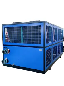 Refrigerador de água refrigerado a ar industrial com certificação CE 90 toneladas 100hp com compressor de rolagem US Copeland