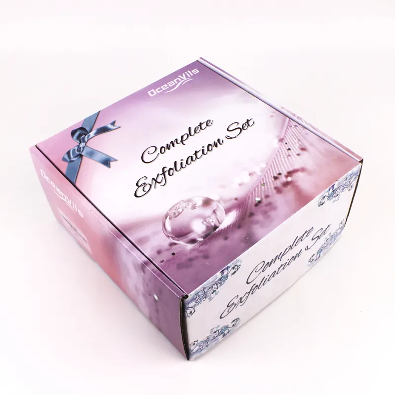 8X4X4 Pearl Pink Shipping Corrugated Gift Box For Packaging Shipping