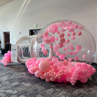 Dôme gonflable de jeu extérieur, château gonflable, maison à bulles, tente transparente pour location d'événements, photographie