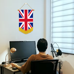 Wholesale Mini Pennant Car Flags 20x30cm United Kingdom Wall Decor <b>Small</b> Ornaments Hanging Digital Printing - Product Image 2