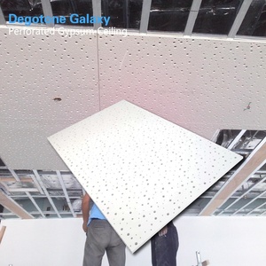 Plaque de <span class=keywords><strong>plâtre</strong></span> perforée insonorisante et absorbante du son à trous ronds de 6, 8, 12, 15 mm pour plafond de salle de machine - Product Image 1