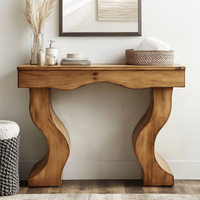 Table console en bois au design moderne pour le salon, meubles de luxe, tables consoles