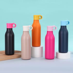 High Quality Double Wall Stainless Steel Insulated Water Drinking Bottle Vacuum <b>Flask</b> <b>with</b> Portable <b>Straw</b> Handle Lid for Outdoor - Product Image 1