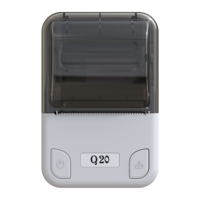Mini Imprimante Thermique Portable sans Fil pour Bureau, d'Étiquettes et d'Autocollants d'Étiquettes de Code-barres pour Téléphone Portable