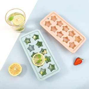 Kitchen <strong>Ice</strong> Cream Tools 10 Holes Silicone <strong>Little</strong> Star Shape <strong>Ice</strong> <strong>Cube</strong> Tray <strong>Ice</strong> <strong>Maker</strong> - Product Image 1