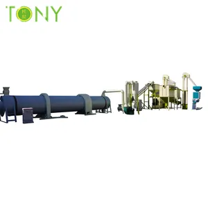 V- Tony Easy to Operate & High Efficiency Biomass\ Wood Sawdust Rice Husk Straw Wood Pellet Machine Line