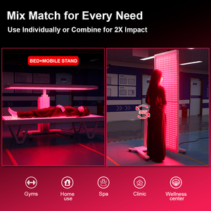Magique Power Horizontal Standing Full Body Infrared LED Red Light <strong>Therapy</strong> Device Panel Bed 630nm 660nm 810nm 830nm 850nm - Product Image 2