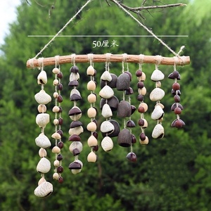 Campana de Viento Artesanal de Conchas Naturales, Campana de Yoga para Sanación Sonora, Alivio del Estrés, Adorno Colgante, Decoración para Jardín y Hogar, Regalo - Product Image 4