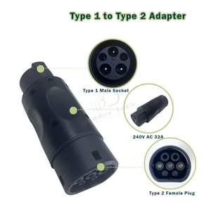 <span class=keywords><strong>Goodev</strong></span> Tech J1772 Tipo 1 A IEC 62196-2 Tipo 2 EV Adaptador 32A Corriente nominal para automóviles eléctricos - Product Image 2
