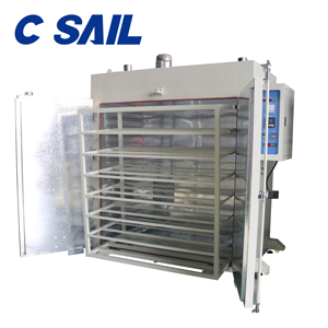 Four de séchage à convection à air chaud de précision de type chariot industriel pour condensateur solide composants électroniques câble polymère - Product Image 2