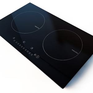 Electrodomésticos, Placa de Inducción Integrada de Sobremesa con Control Táctil, 2 Quemadores, Vidrio Negro, Placa de Inducción Integrada - Product Image 5