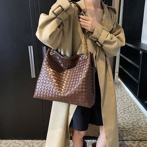 Bolsos de Mano de PU Tejido a la Moda, Bolsos de Gran Capacidad, Impermeables, de Cuero - Product Image 2