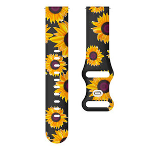 Correa de Silicona Impermeable con Estampado Nuevo de YHQ con Cierre de Mariposa para Samsung Galaxy Active 2, <span class=keywords><strong>Huawei</strong></span> Watch 4 GT2, Correa para Mujer - Product Image 6