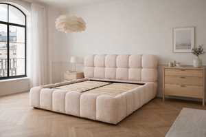 <span class=keywords><strong>Lit</strong></span> rembourré moderne en tissu de luxe, taille king, avec rangement à bulles, cadre de <span class=keywords><strong>lit</strong></span> <span class=keywords><strong>pour</strong></span> meubles de chambre à coucher, vente chaude - Product Image 2