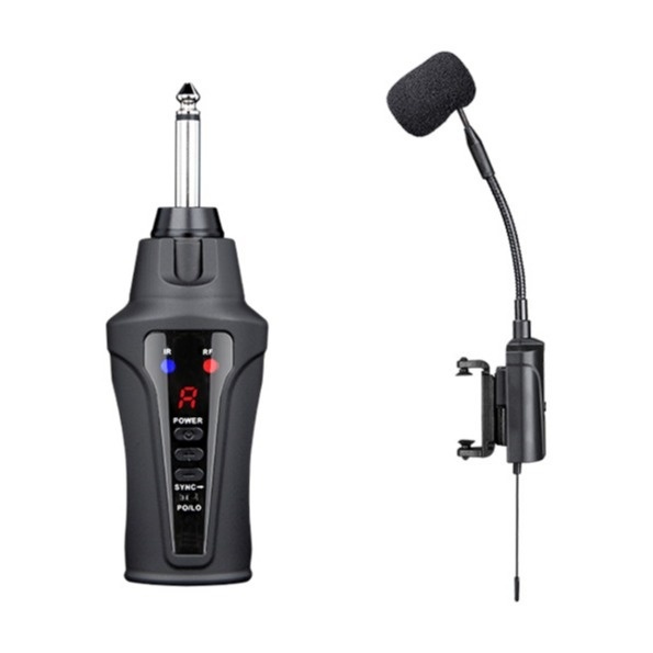 Aishangda Professional Stage Performance Amplifier Dedicated Wireless Microphone Violin Cardioid Polar Pattern Noise Cancelling