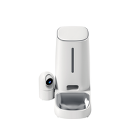 Distributeur automatique intelligent pour animaux de compagnie NAPILO avec caméra HD 2MP inclinable et orientable, surveillance en temps réel via application