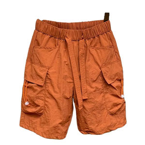 Pantalon d'été tendance pour hommes, taille haute, séchage rapide, loisirs, short de plage, respirant, imperméable, tissé, maille douce - Product Image 1