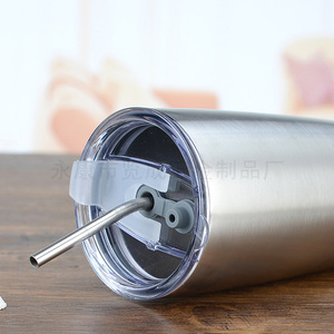 Custom Double Wall Stainless Steel Cup 20oz Travel Mug Insulated <b>Coffee</b> Tumbler with BPA Free Spill-proof Magnetic Lid - Product Image 2