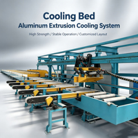 Table de refroidissement par extrusion de qualité industrielle avec contrôle PLC intelligent pour la manipulation de composants aérospatiaux