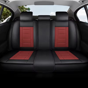Housses de siège de voiture en cuir de luxe Nimbus, ensemble complet de 16 pièces, ajustement universel, style professionnel, accessoires toutes saisons - Product Image 3