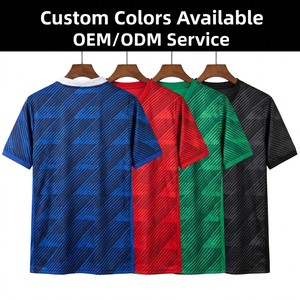 Maglia da Calcio Personalizzata per Uomo, 100% Poliestere, Collo a V, Traspirante, Asciugatura Rapida, Produzione OEM Veloce - Product Image 4