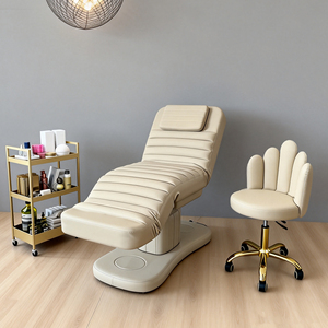 Electric 3 Motor Beauty Salon Bed with PU Leather <b>Foldable</b> Design 200KGS Load Capacity for Hotel Gym & School Use - Product Image 1