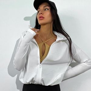 Pt sport Gym & Leisure Top giacca con cerniera tasche Design abbigliamento protezione solare moda ragazze - Product Image 4