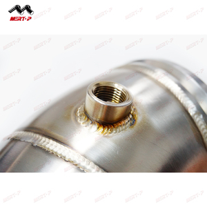 Mertop 5.0'' pour G30 B58 Downpipe en acier inoxydable 304 finition brossée pour modèles 340i/440i/540i/640I/740I 200 cellules sans voyant d'avertissement <span class=keywords><strong>moteur</strong></span> - Product Image 5