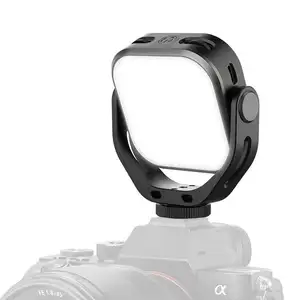 Ulanzi Vijim VL66 Adjustable LEDVideo light,360Rotating mounting bracket rechargeable DSLR SLR camera and phone
