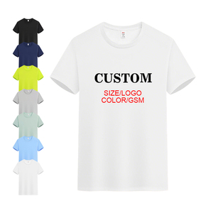 T-shirt de sport athlétique personnalisé avec logo, multicolores, respirant, à séchage rapide, à manches courtes, pour hommes, pour la salle de sport - Product Image 1