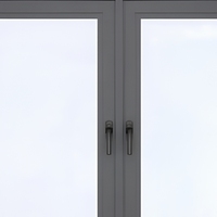 Ventana Abatible de Aluminio Personalizada con Techo Inclinado y Apertura Automática