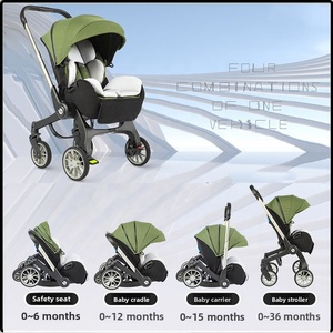 <span class=keywords><strong>Passeggino</strong></span> Multifunzionale 4-in-1 per Neonati, Seggiolino di Sicurezza Leggero e Pieghevole, Carrozzina <span class=keywords><strong>Reclinabile</strong></span> per Bambini - Product Image 2