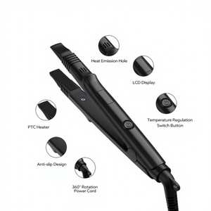 Hot Selling Professional Keratin Hair Extension Connector <b>Machine</b> Heating Iron Professional Kit for Hair Extensions - Product Image 1