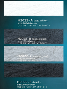 Vente en gros Panneau mural léger en pierre de roche artificielle 3D Panneau mural en PU en pierre champignon Décoration murale extérieure Planche en fausse pierre Vente en gros - Product Image 2