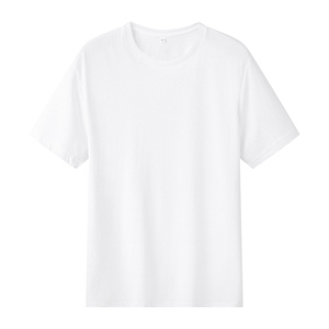 Venta al por mayor 100% algodón camiseta suelta en Blanco estampado de <span class=keywords><strong>talla</strong></span> <span class=keywords><strong>grande</strong></span> camiseta gráfica personalizada logotipo impreso alto <span class=keywords><strong>camisetas</strong></span> de los hombres grandes - Product Image 6