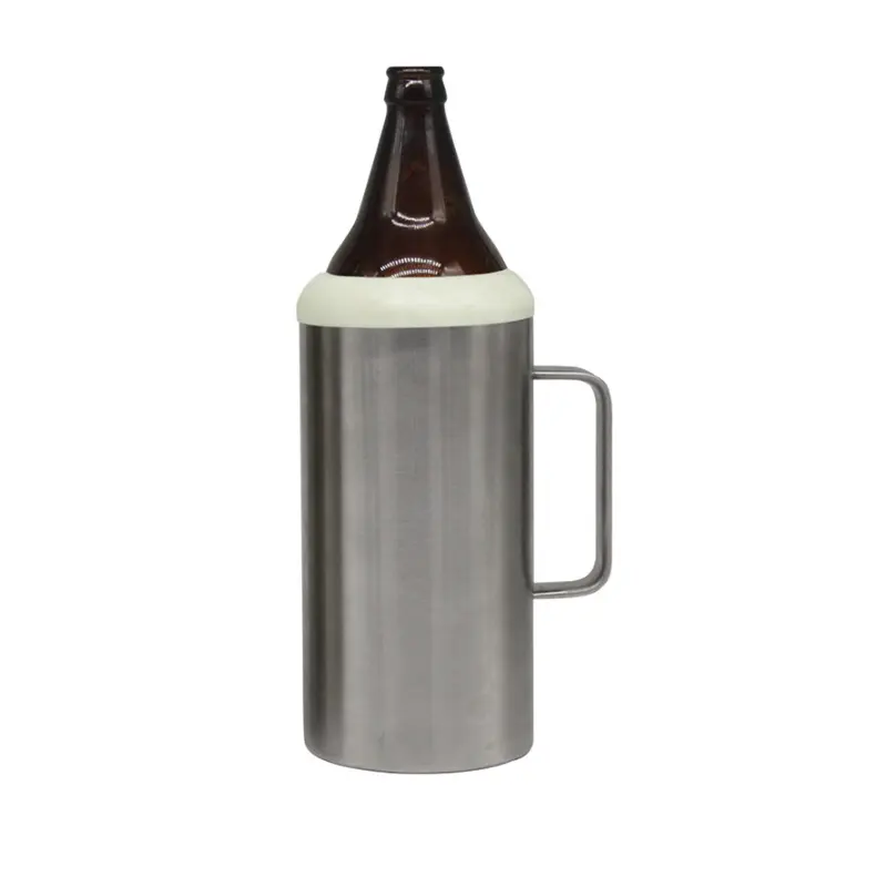 ที่ใส่ขวดเบียร์แก้วขนาด40ออนซ์,ที่ใส่กระป๋องสแตนเลสหุ้มฉนวนพร้อมด้ามจับ Portacaguamon 1.2 Lts Porta Caguama