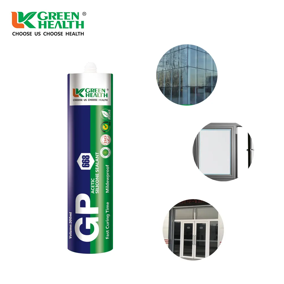one-component acidic silicone sealant kitchen and bathroom ceiling glass frame bonding special-purpose