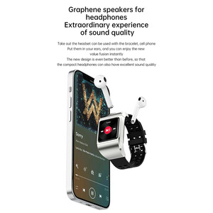 Audífonos TWS de Alta Calidad Watchbuds G36pro, Reloj Inteligente con Audífonos 2 en 1, Llamadas por BT, Pantalla Digital, Frecuencia Cardíaca, Presión Arterial, IPX7 - Product Image 5