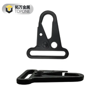 Olecranon porte-clés fermoir Nylon sangle sac à dos tactique fronde mousqueton métal 20MM 25MM 32MM 38MM tailles Zinc matériel