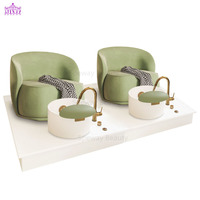 Speway Chocolat Brun Équipement de Salon Pas de Plomberie Fotsie Bain Pédicure Spa Fauteuils de Massage avec Eau