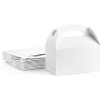 Boîte cadeau jetable et recyclable pour poulet frit, anniversaire, mariage, bonbons, gâteaux, biscuits, emballage en papier kraft, boîte à gâteau à main