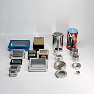 Hộp thiếc kim loại hình vuông tùy chỉnh đựng trà và cà phê, hộp thiếc tròn bền chắc có nắp dùng làm quà tặng - Product Image 5