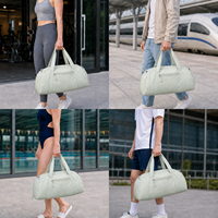 Sac de sport de luxe multicolore personnalisé pour hommes et femmes, avec poignée renforcée, sac de voyage week-end, compartiment à chaussures, pour les courts séjours