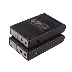 WGP Portable Backup Battery Power Supply System DC Online 5V 9V 12V Mini UPS with USB for Modem IP Camera WiFi Router Cellphone