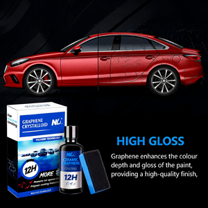 โรงงานผลิต OEM จำหน่ายน้ำยา<span class=keywords><strong>เคลือบ</strong></span>เซรามิกสำหรับรถยนต์ สูตรนาโน Sio2 10 ชั่วโมง ให้ความเงางามสูง ป้องกันรอยขีดข่วน ด้วยกราฟีน - Product Image 2