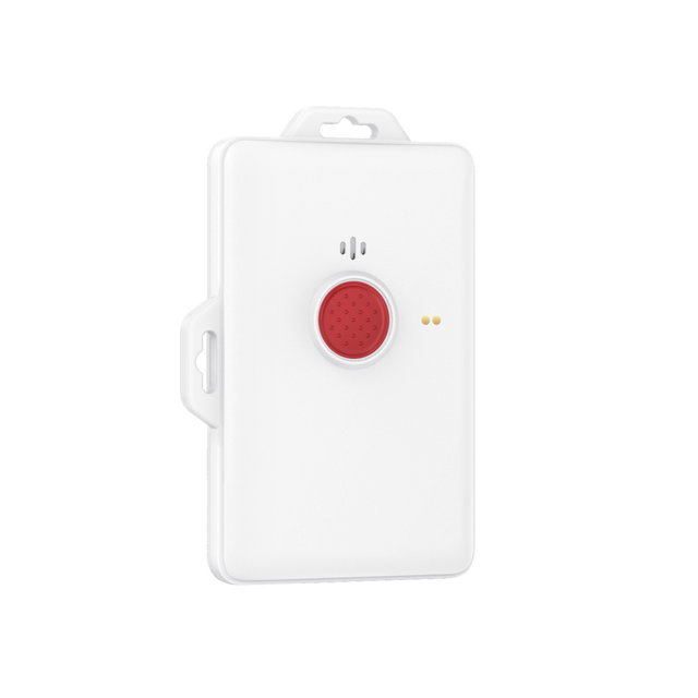 LoRaWAN GPS Smart Badge with SOS Emergency Button for staff safety and personnel management