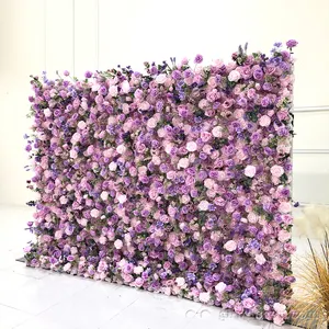 GNW Bunga Pernikahan Buatan Berkualitas Tinggi, Dekorasi Dinding Bunga Buatan